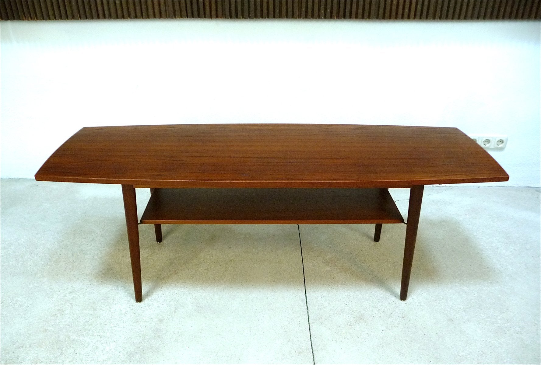 Large Danish Teak Two-Tier Coffee Table, 1960s