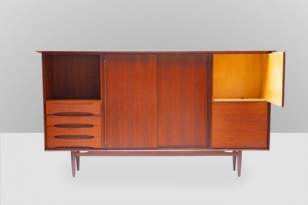 Large Danish Teak Veneered Highboard, 1960s-XTS-669266