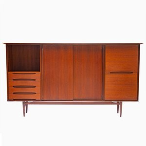 Large Danish Teak Veneered Highboard, 1960s-XTS-669266