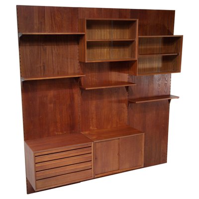 Large Danish Teak Wall Bookcase by Poul Cadovius, F139-YU-974123