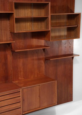 Large Danish Teak Wall Bookcase by Poul Cadovius, F139-YU-974123