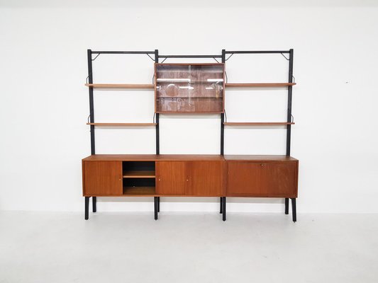 Large Danish Teak Wall Units by Poul Cadovius for Royal System, 1950s-ZO-737310