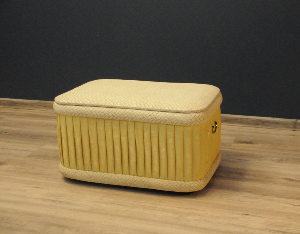 Large Danish Vinyl Box Seat, 1960s