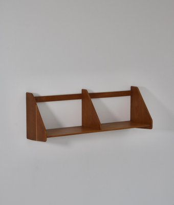 Large Danish Wall Shelf in Patinated Oak by Hans J. Wegner for Ry Mobler, 1950s-WRF-1139494