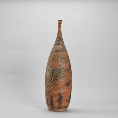 Large Decorative Bottle by Jules Agard, 1960s-GJR-1404964