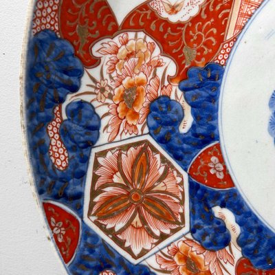 Large Decorative Imari Porcelain Plate, Japan, 1900s-DWL-1764790