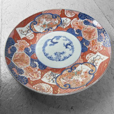 Large Decorative Imari Porcelain Plate, Japan, 1900s-DWL-1764790