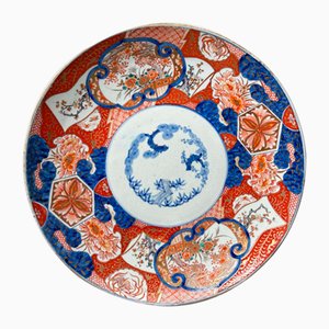 Large Decorative Imari Porcelain Plate, Japan, 1900s-DWL-1764790