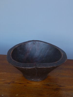 Large Decorative Wooden Bowl-MB-1196000