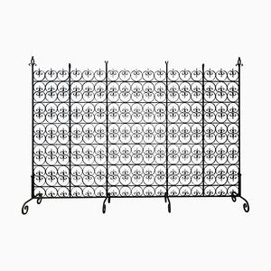 Large Decorative Wrought Iron Filigree Screen or Room Divider-PSK-1002575