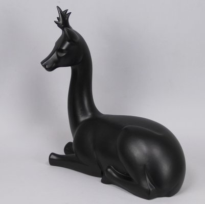 Large Deer in Manises Ceramic, 1960s-NE-875753