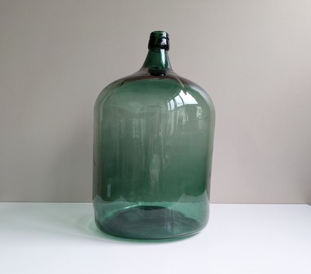 Large Demijohn Green Glass, 1960s-BLG-2017418