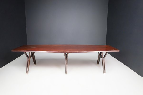 Large Dining Room Table attributed to Ico & Luisa Parisi for Mim Roma, Italy, 1950s-TRW-1797122