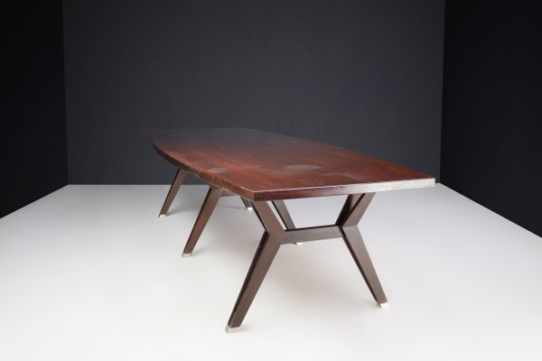 Large Dining Room Table attributed to Ico & Luisa Parisi for Mim Roma, Italy, 1950s-TRW-1797122