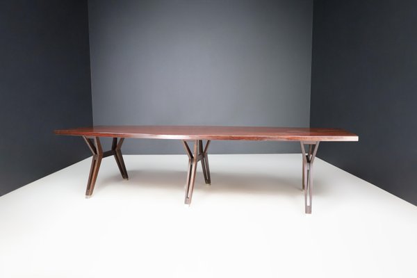 Large Dining Room Table attributed to Ico & Luisa Parisi for Mim Roma, Italy, 1950s-TRW-1797122