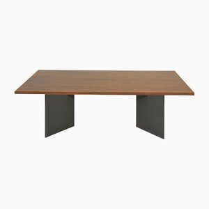 Large Dining Table in Walnut, Germany, 1980s-LOB-1405475