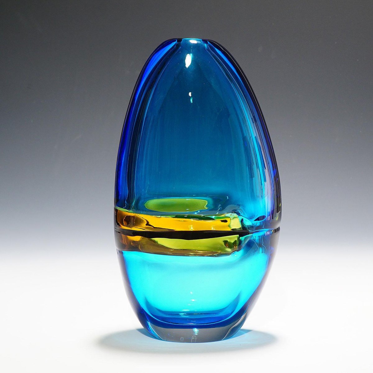 Large Doppio Incalmo Vase by Alfredo Barbini, Venice, 1965