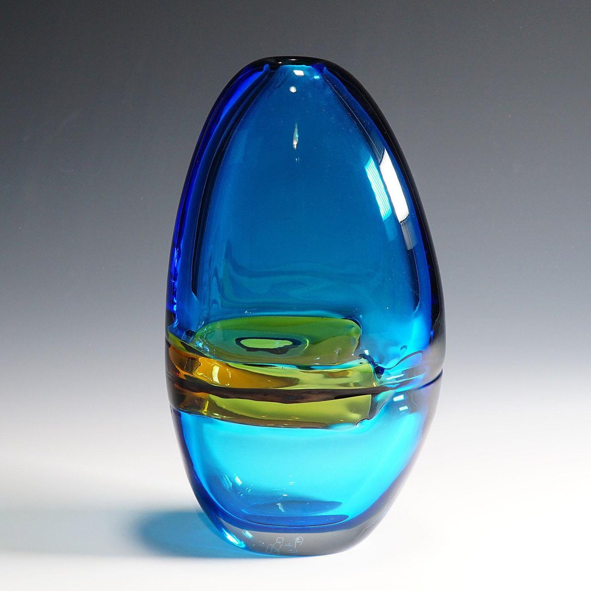 Large Doppio Incalmo Vase by Alfredo Barbini, Venice, 1965