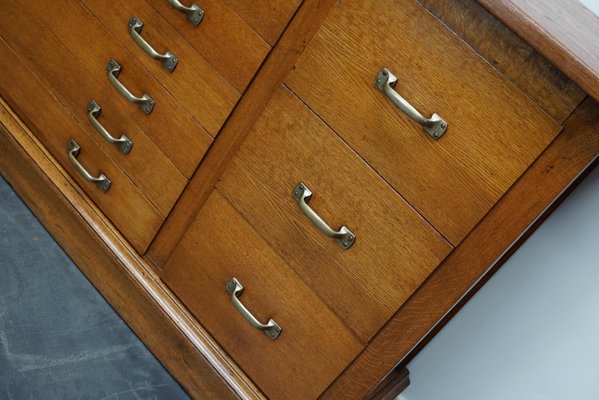 Large Dutch Oak Apothecary Cabinet, 1930s-XO-994057