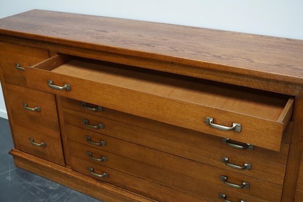 Large Dutch Oak Apothecary Cabinet, 1930s-XO-994057