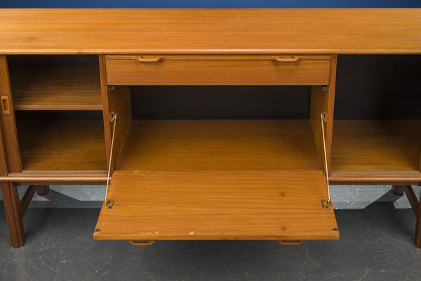 Large Dutch Teak Sideboard with Bar from Fristho, 1960s-ZZH-909382