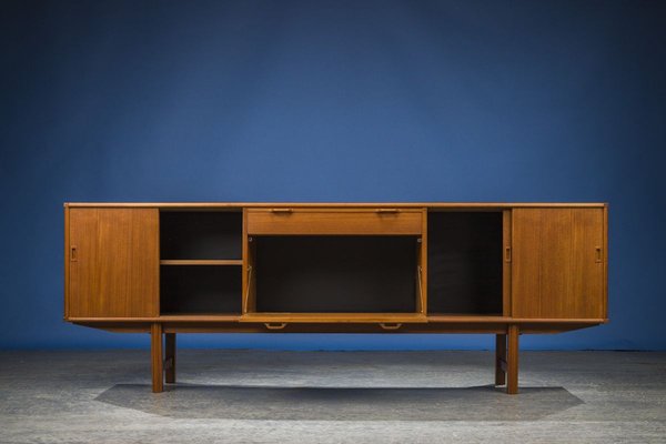 Large Dutch Teak Sideboard with Bar from Fristho, 1960s-ZZH-909382