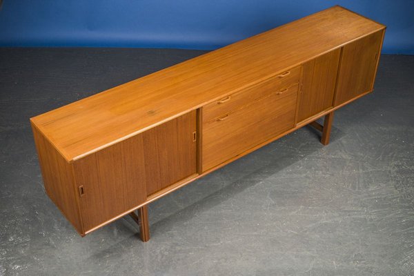 Large Dutch Teak Sideboard with Bar from Fristho, 1960s-ZZH-909382