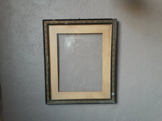 Large Early 20th Century Black and Gold Frame-AIU-1406625