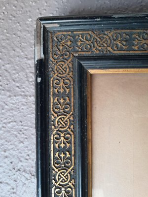 Large Early 20th Century Black and Gold Frame-AIU-1406625