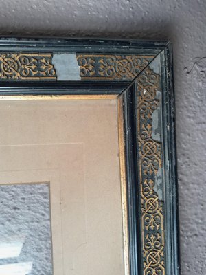 Large Early 20th Century Black and Gold Frame-AIU-1406625