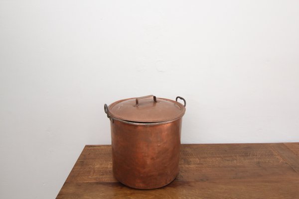 Large Early 20th Century Copper Pot-TAT-2021803