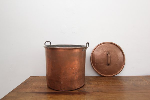 Large Early 20th Century Copper Pot-TAT-2021803