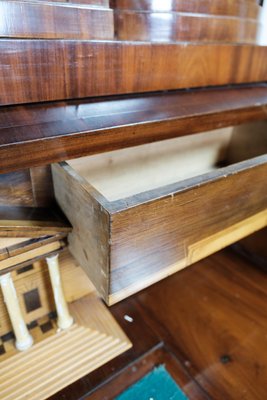 Large Empire Bureau in Mahogany with Inlaid Wood, 1820s-UY-1000712