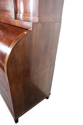 Large Empire Bureau in Mahogany with Inlaid Wood, 1820s-UY-1000712