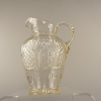 Large Empire Water Carafe in Crystal, France, 1800s-KDB-1751996