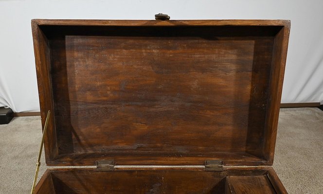 Large End of 19th Century Teak Naval Trunk-RVK-1798760