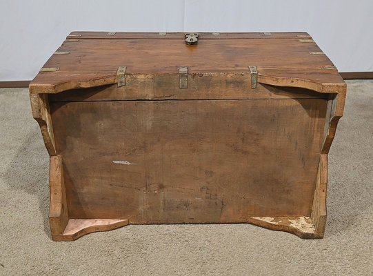 Large End of 19th Century Teak Naval Trunk-RVK-1798760