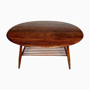 Large English Oval Coffee Table by Lucian Randolph Ercolani for Ercol, 1950s-JP-1191375