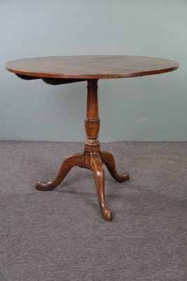 Large English Tilt-Top Dining Table in Oak-HPP-1771685