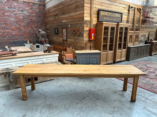 Large Estaminet Oak Table, 1980s-WSZ-2036447