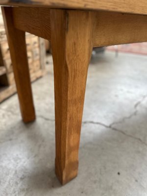 Large Estaminet Oak Table, 1980s-WSZ-2036447