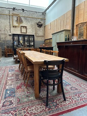 Large Estaminet Oak Table, 1980s-WSZ-2036447