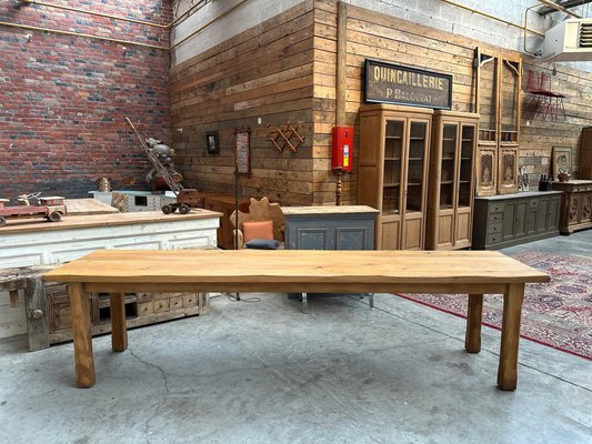 Large Estaminet Oak Table, 1980s-WSZ-2036447