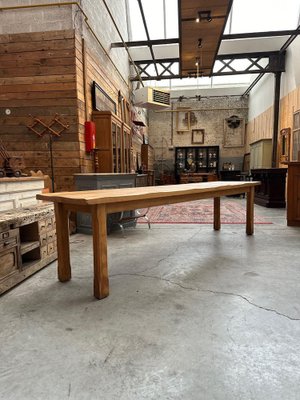 Large Estaminet Oak Table, 1980s-WSZ-2036447