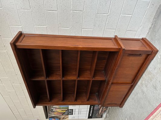 Large Exotic Wood Cupboard, 1960s-WSZ-1749228