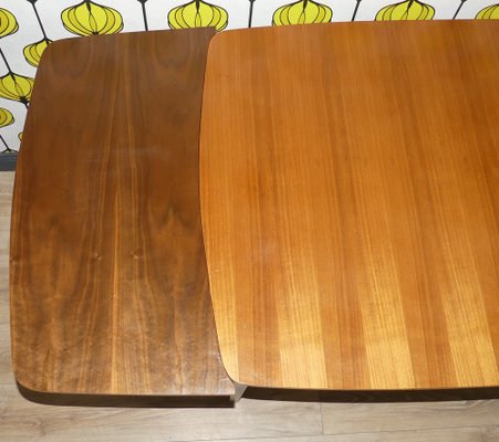 Large Extendable Dining Table in Walnut, 1960s-AFE-1799461