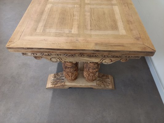 Large Extending Monastery Table, 1950s-TUK-2033758