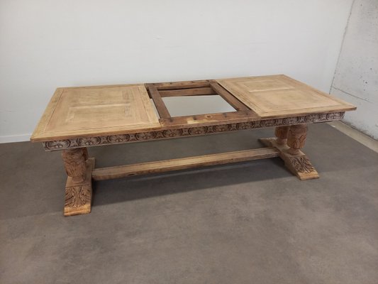 Large Extending Monastery Table, 1950s-TUK-2033758