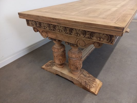 Large Extending Monastery Table, 1950s-TUK-2033758