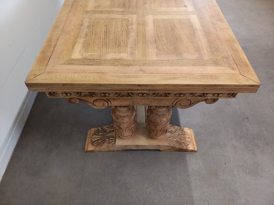 Large Extending Monastery Table, 1950s-TUK-2033758